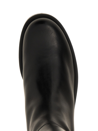 Shop Stuart Weitzman 50/50 Bold Boots In Black