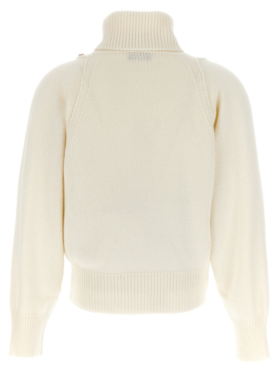 Shop Liu •jo Logo Sweater In White