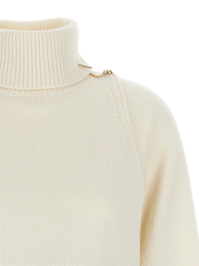 Shop Liu •jo Logo Sweater In White