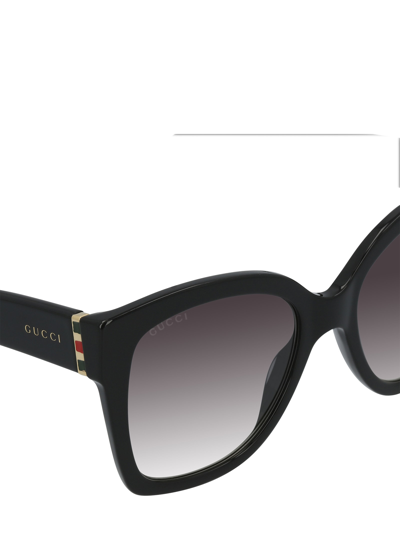 Shop Gucci Gg0459s Black Sunglasses
