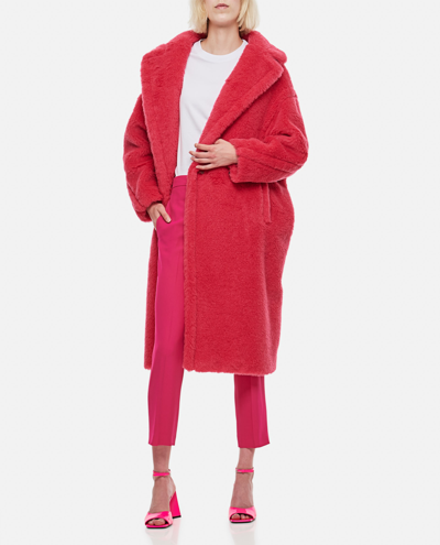 Shop Max Mara Tedgirl Teddy Coat In Pink