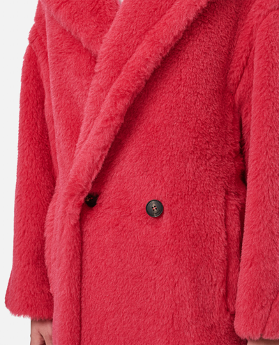 Shop Max Mara Tedgirl Teddy Coat In Pink