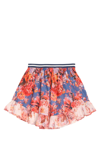 Shop Zimmermann Devi Sports Skirt In Multicolor