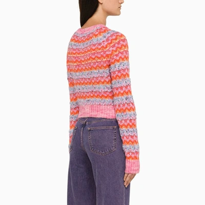 Shop Andersson Bell Striped Cardigan In Pink