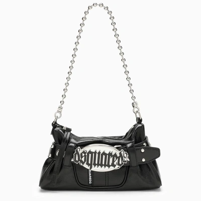 Shop Dsquared2 Shiny Handbag In Black