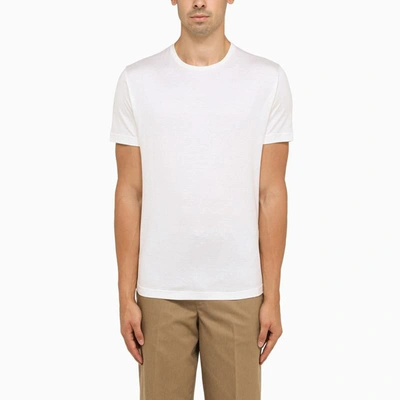 Shop Loro Piana Crew-neck T-shirt In White
