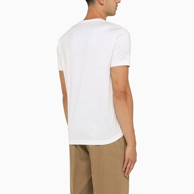 Shop Loro Piana Crew-neck T-shirt In White
