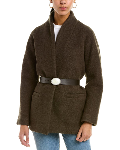 Ba&sh Ba & Sh Carole Wool Coat In Brown | ModeSens
