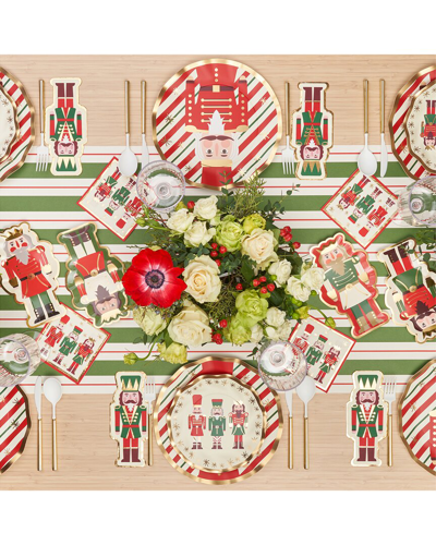 Sophistiplate Nutcracker Christmas 104pc Table Setting - Service