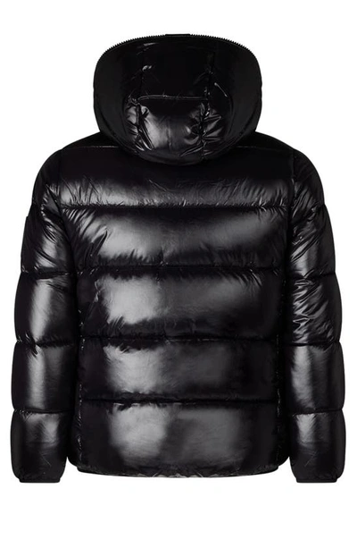 Shop Save The Duck Kids' Gaby Short Puffer Jacket In Black
