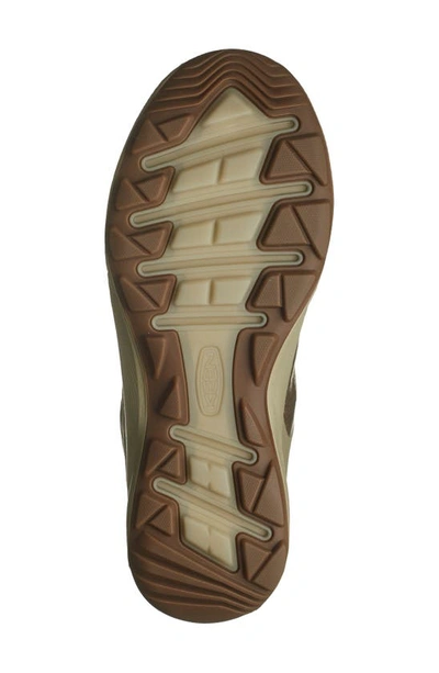 Keen Terradora Flex Mid Waterproof Hiking Boot In Plaza Taupe/ Windsor Wine