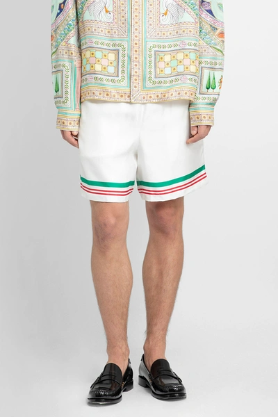 Shop Casablanca Man White Shorts