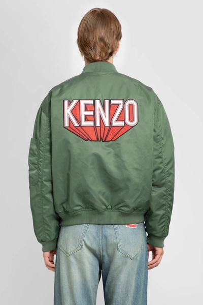 Shop Kenzo Man Green Jackets