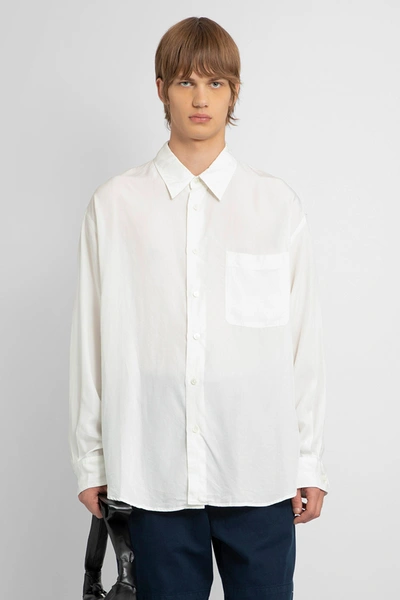 Shop Lemaire Man White Shirts