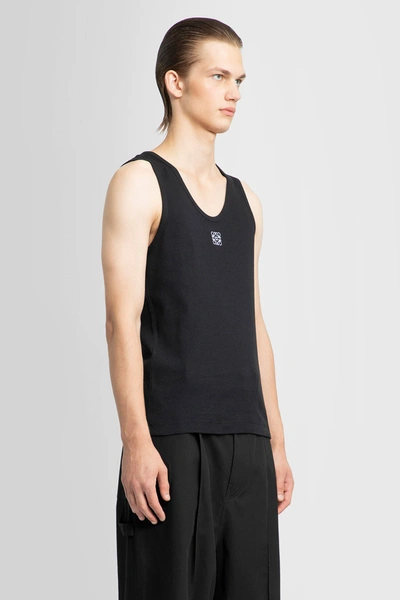 Shop Loewe Man Black Tank Tops