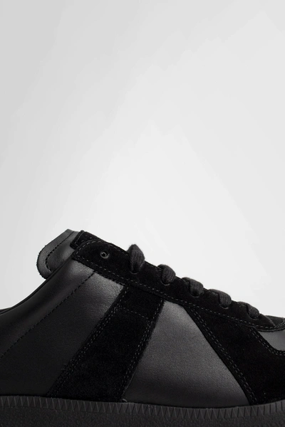 Shop Maison Margiela Man Black Sneakers