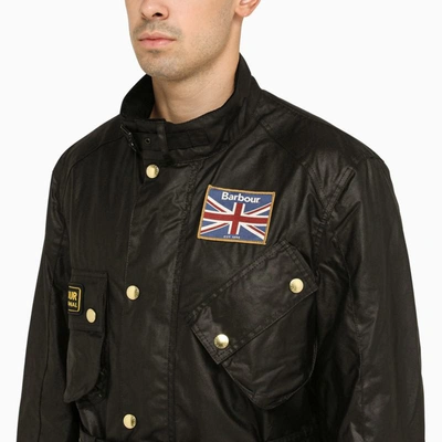 Shop Barbour Field Jacket In Black