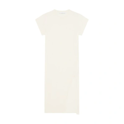 Shop Iro Litonya Dress In Cloudy_white