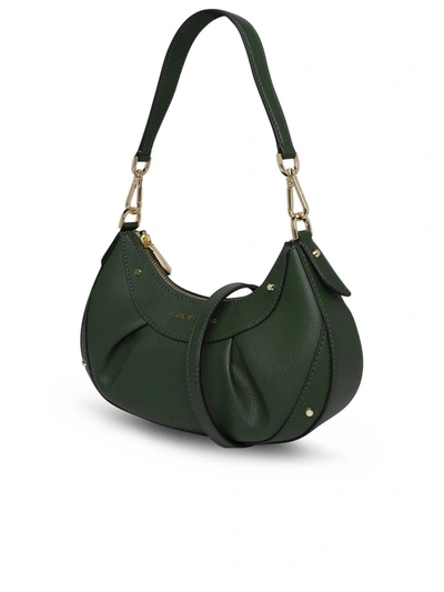 Shop Michael Michael Kors 'enzo' Green Leather Bag