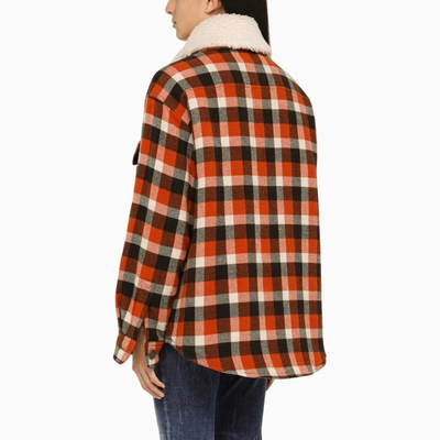 Dsquared2 Check-pattern Jacket In Multicolor