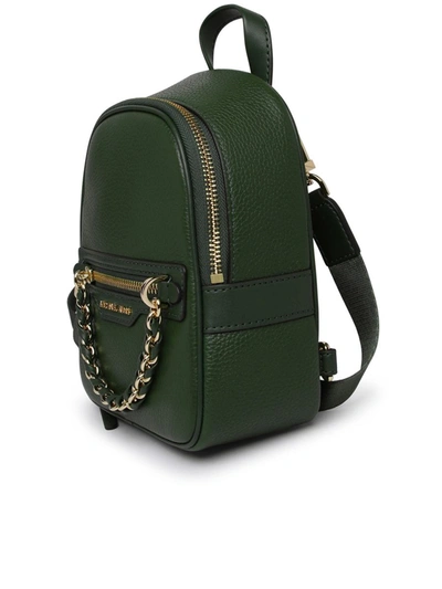 Shop Michael Michael Kors 'elliot' Mini Backpack In Green Leather