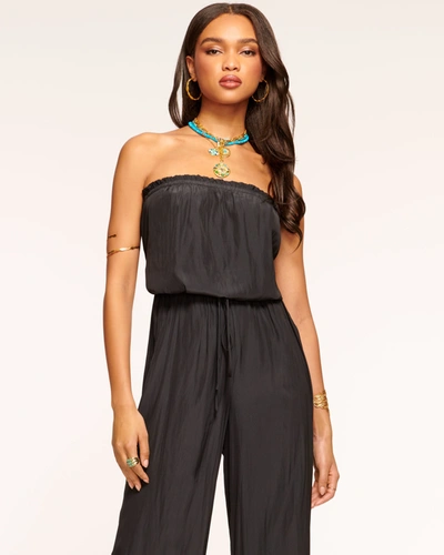 Shop Ramy Brook Selma Strapless Jumpsuit In Black