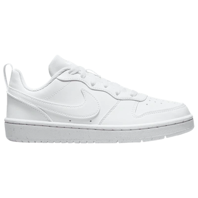 Shop Nike Girls  Court Borough Low Recraft In Pink Foam/white