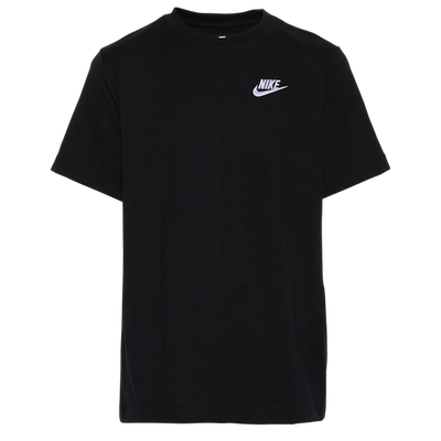 Shop Nike Boys  Nsw Futura T-shirt In Black/white
