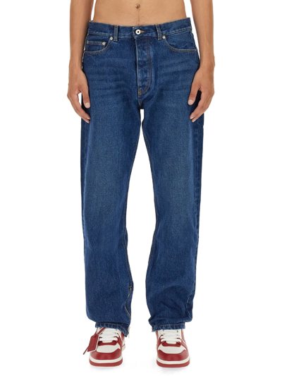 Shop Off-white Skate Fit Jeans In Denim