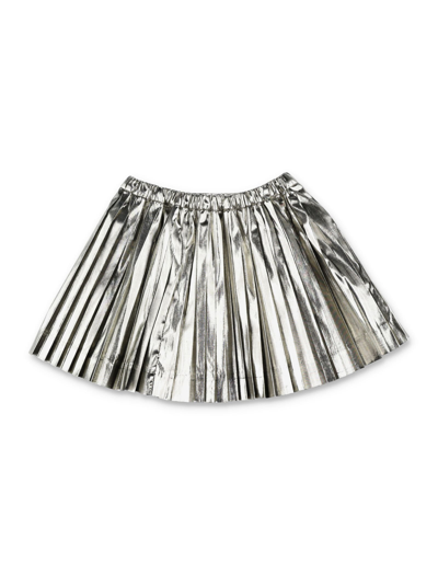 Shop Bonpoint Pleated Skirt In Gold