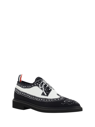 Shop Thom Browne Lace-up Shoes In Blk/wht