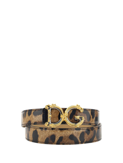 Shop Dolce & Gabbana Belt In Leo