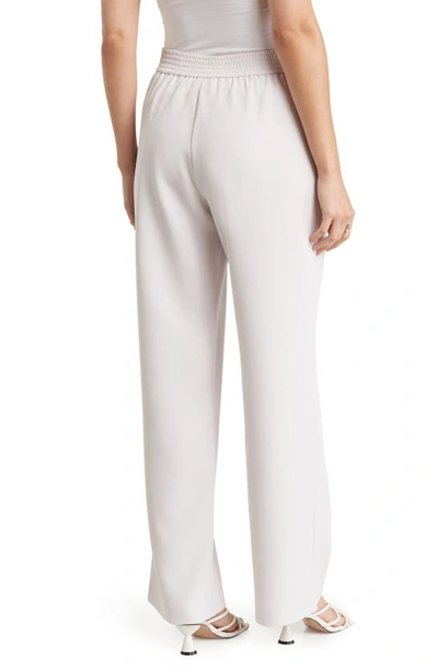 Shop Love By Design Bailey High Rise Wide Leg Trousers In Grey Lilac