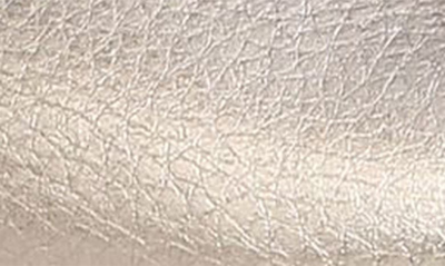 Naturalizer Maxwell Skimmer Flat In Warm Silver Leather