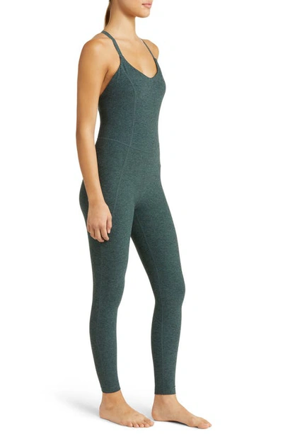 Shop Zella Restore Soft Jumpsuit In Green Duck