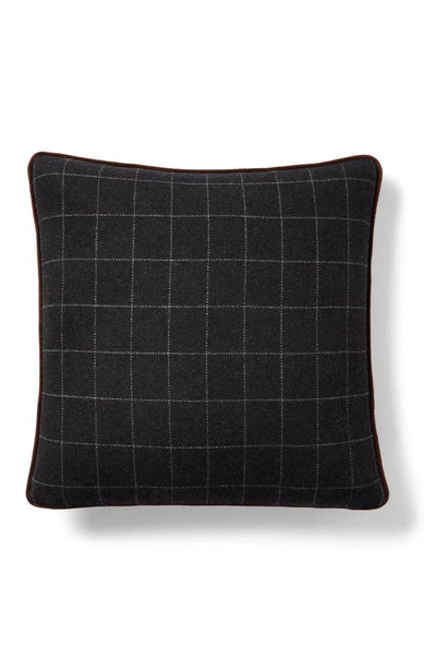 Shop Ralph Lauren Modern Driver Accent Pillow In True Charcoal