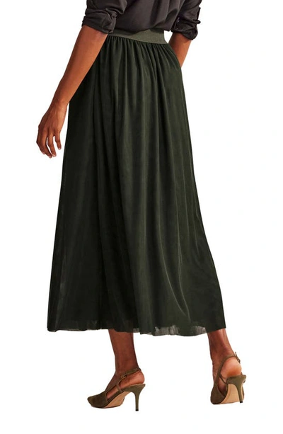 Shop Boden Tulle Maxi Skirt In Khaki