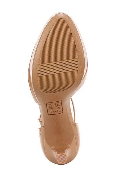 Naturalizer Crissy Platform Mary Jane In Cafe Brown Patent Leather