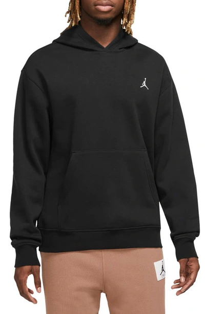 Shop Jordan Essentials Pullover Hoodie In Black/ White