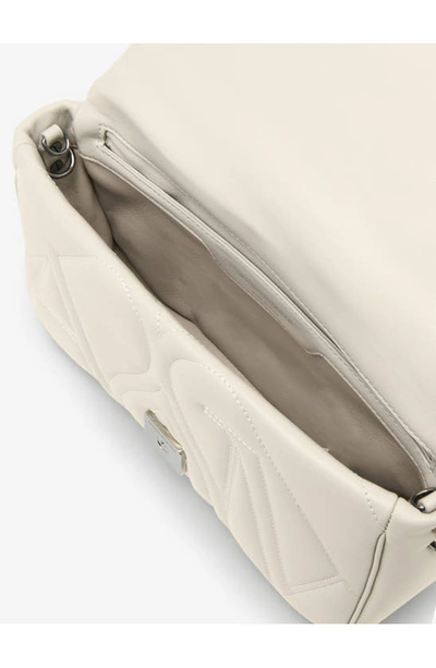 Shop Alexander Mcqueen Small The Seal Quilted Shoulder Bag In Soft Ivory
