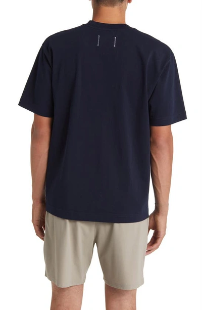 Shop Reigning Champ Midweight Jersey T-shirt In Navy