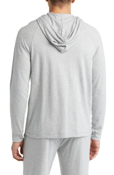 Shop Nordstrom Organic Cotton & Tencel® Modal Hoodie In Grey Heather