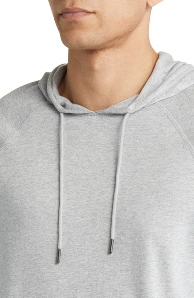 Shop Nordstrom Organic Cotton & Tencel® Modal Hoodie In Grey Heather