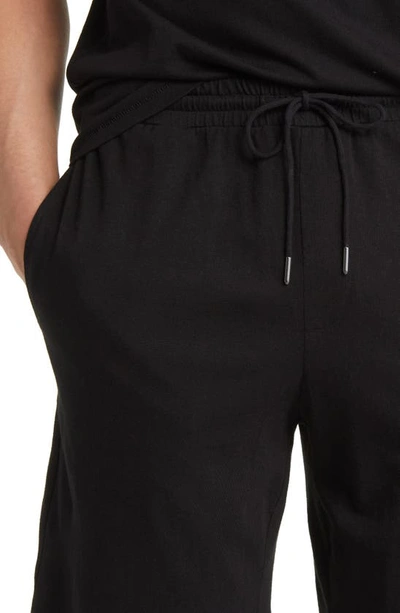 Shop Nordstrom Organic Cotton & Tencel® Modal Lounge Shorts In Black