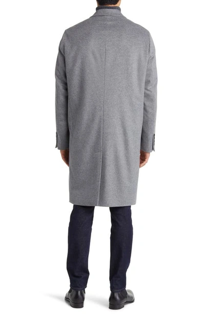 Cardinal Of Canada Men's Thomas Wool & Cashmere-blend Double-breasted Coat In Light Grey