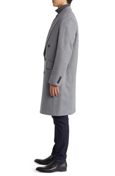Cardinal Of Canada Men's Thomas Wool & Cashmere-blend Double-breasted Coat In Light Grey
