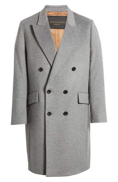 Shop Cardinal Of Canada Thomas Wool & Cashmere Over Coat In Light Grey