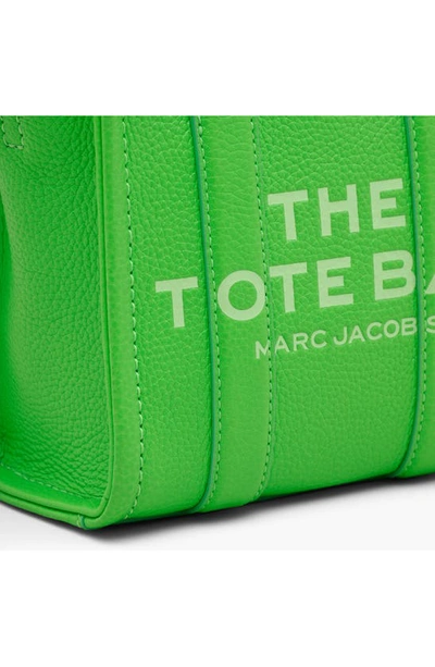 Shop Marc Jacobs The Leather Crossbody Tote Bag In Apple