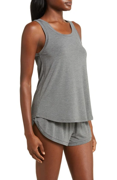 Honeydew Intimates Good Times Short Pajamas In Heather Charcoal