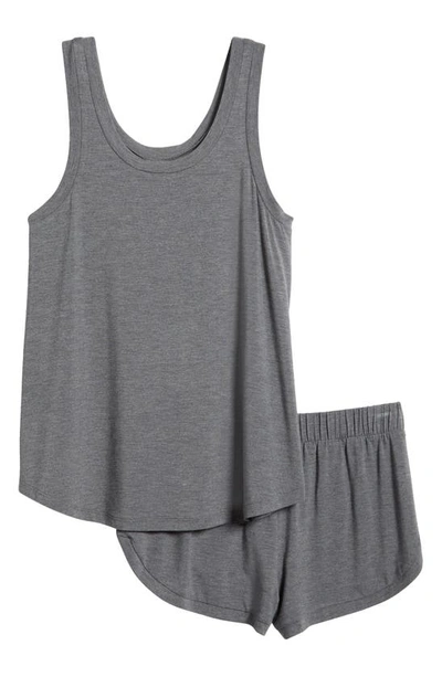 Honeydew Intimates Good Times Short Pajamas In Heather Charcoal